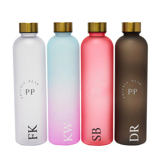 DAY 1L Water Tracking Bottle - Pink