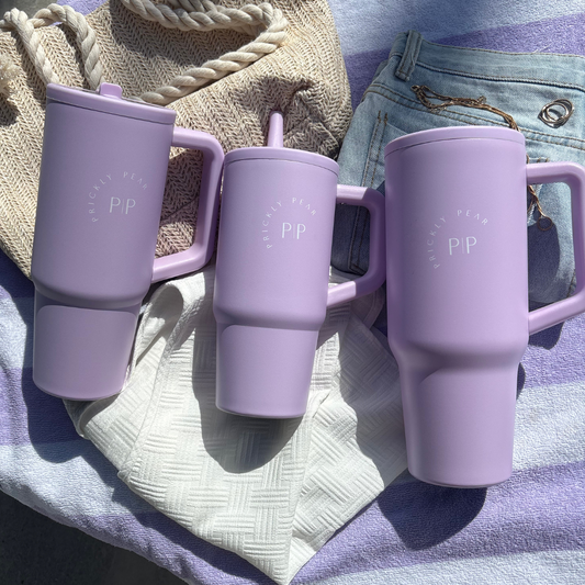 40 Oz Hydrator 2.0 Water Bottle - Lilac Logo