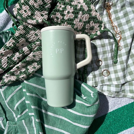 20 Oz Hydrator 2.0 Water Bottle - Sage Green Logo