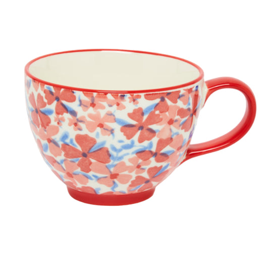 Country Garden Mug, Red