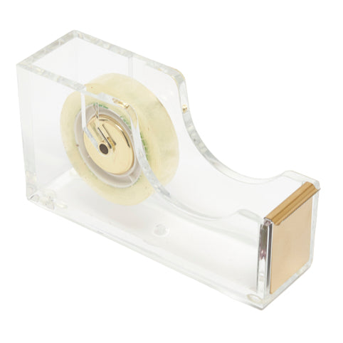 Gold Acrylic Tape Dispenser