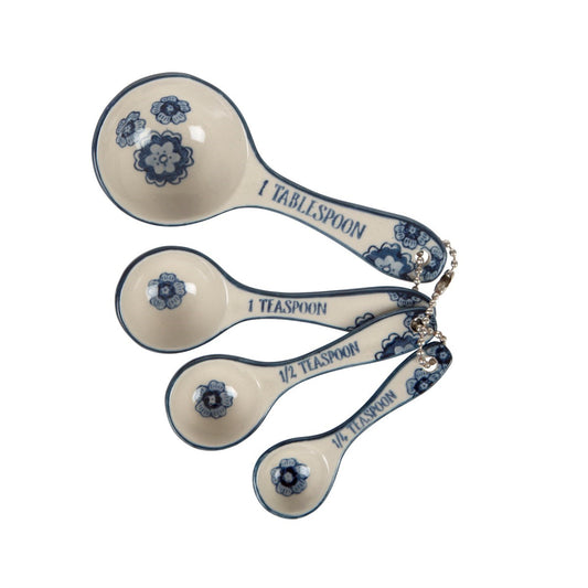 Blue Willow Floral Measuring Spoons