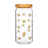 Vintage Bee Glass Storage Jar - Large