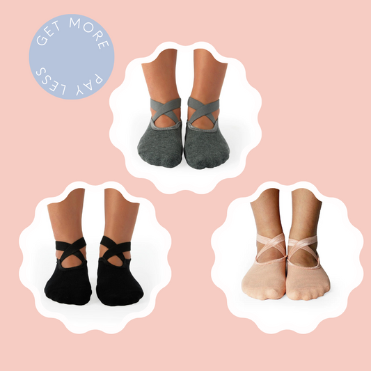 3 Pack Yoga Socks