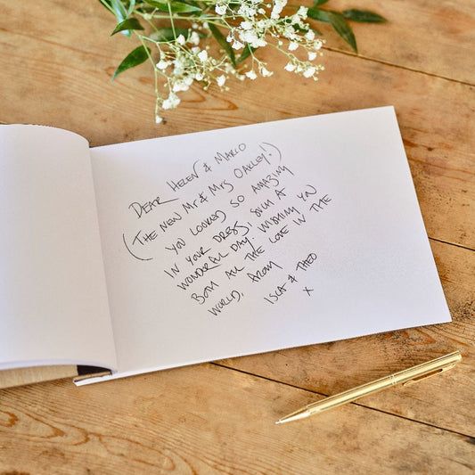 Wooden Wedding Guestbook - Best Day Ever