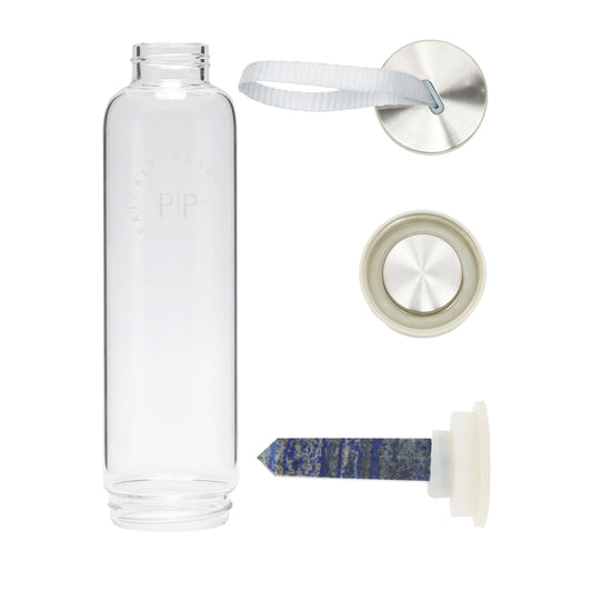 Lapis Lazuli 'Abundance' Interchangeable Crystal Water Bottle