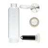 Obsidian 'Cleanse' Interchangeable Crystal Water Bottle