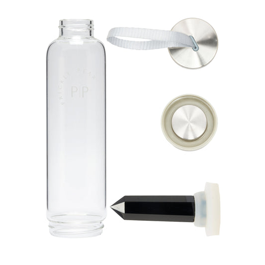 Obsidian 'Cleanse' Interchangeable Crystal Water Bottle