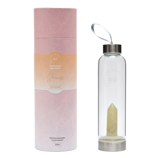 Citrine 'Success' Interchangeable Crystal Water Bottle