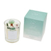 Green Aventurine Crystal 'Heal' White Tea & Ginger Scented Candle