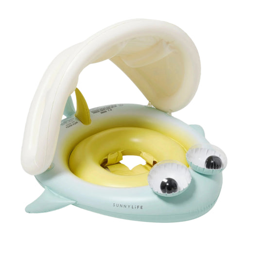 Baby Float Salty the Shark Blue-Lime