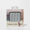 Portable Travel Speaker The Vacay Olive Stripe