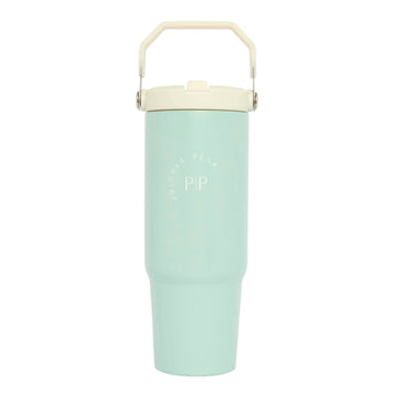 30 Oz Top Handle Hydrator 2.0 Water Bottle - Sage Green Logo