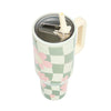 40 Oz Hydrator Bottle - Floral Gingham