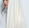 Modest Beyond Sustainable Recycled Chiffon Hijab - Ivory