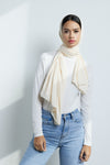 Modest Beyond Sustainable Recycled Chiffon Hijab - Ivory