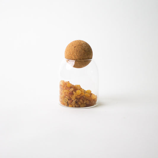 Glass and Cork Storage Jar 550ml