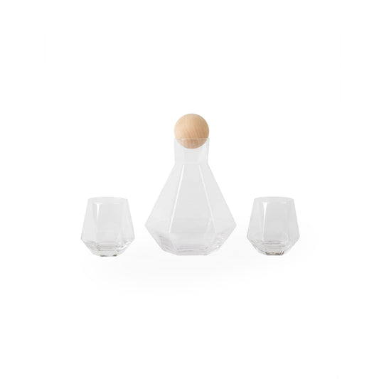 'Archer' Hexagonal Pitcher & Cup Set
