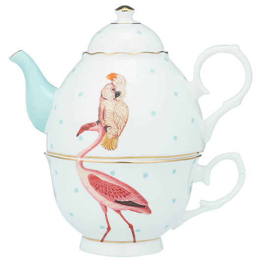 Flamingo Tea For One with Gift Box