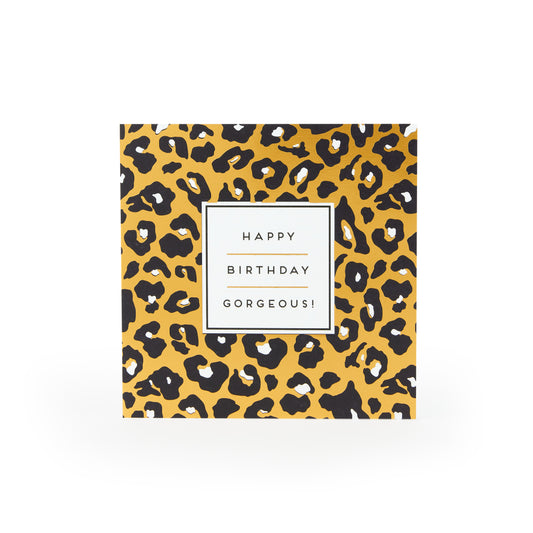 Leopard Print Gorgeous Card
