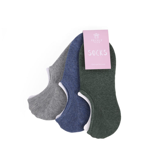 3 pack of mixed basic ankle socks