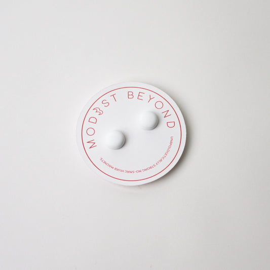 Modest Beyond No-Snag Magnetic Hijab Pins - Matte White