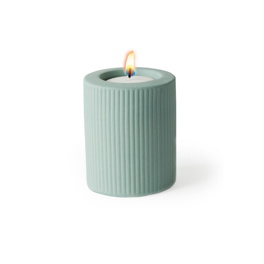 'Odessa' Tealight Candle Holder, Dusty Teal