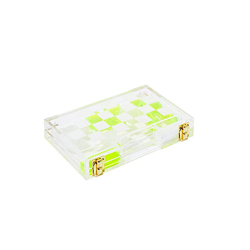 Mini Lucite Chess & Checkers