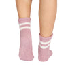 Pink Cozy Striped Socks