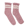 Pink Cozy Striped Socks