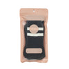 Black Striped Grippy Crew Yoga/Pilates Socks