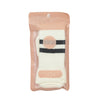 White Striped Grippy Crew Yoga/Pilates Socks