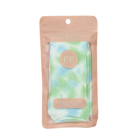 3 Pack Crew Tie Dye Yoga/Pilates Socks