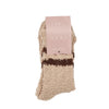 Beige Cozy Striped Socks