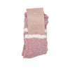 Pink Cozy Striped Socks