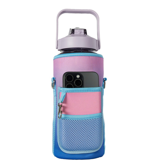 Tracker 2L Bottle Carry Pouch- Pink & Blue Gradient