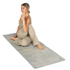 POWER Non-Slip Suede Top 4mm Thick Yoga Mat With Strap