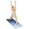 CURRENTS Non-Slip Suede Top 4mm Thick Yoga Mat With Strap