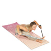 OMBRE LOGO Non-Slip Suede Top 4mm Thick Yoga Mat With Strap