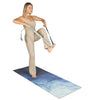 CURRENTS Non-Slip Suede Top 4mm Thick Yoga Mat With Strap