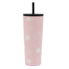 Travel 24 oz 2 in 1 Tumbler - Daisy Pink