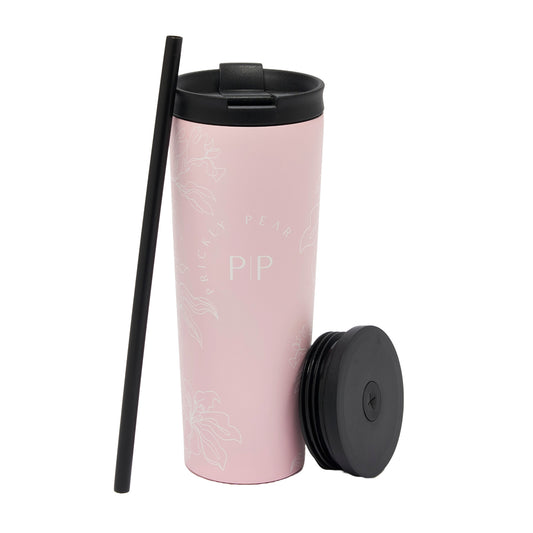 Travel 24 oz 2 in 1 Tumbler - Floral Pink