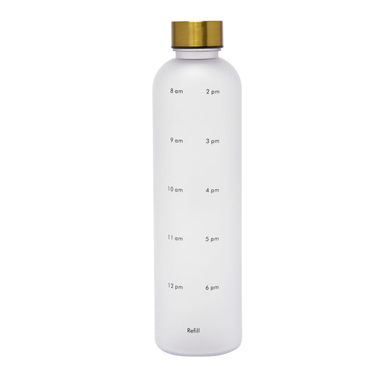 DAY 1L Water Tracking Bottle - Off White