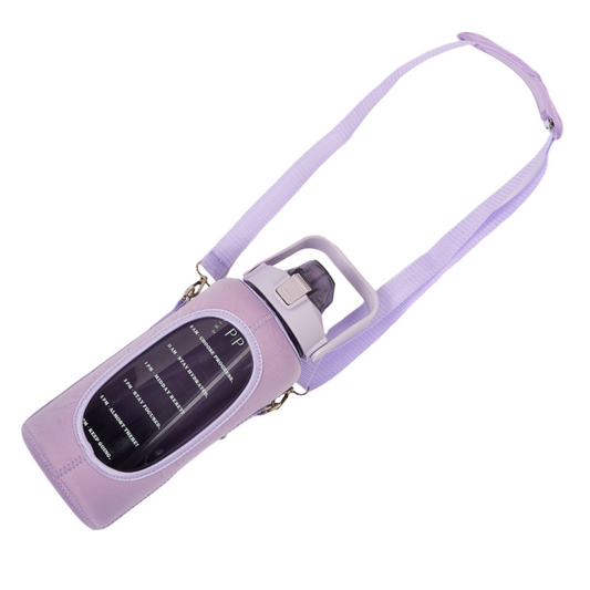 Purple Tracker 2L Water Bottle & Purple Pouch Bundle