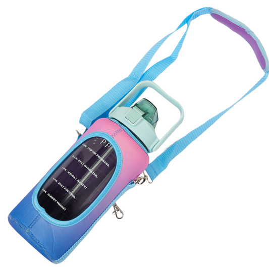 Tracker 2L Bottle Carry Pouch- Pink & Blue Gradient