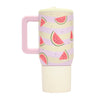 20 Oz Mini Hydrator Water Bottle - Pink & Cream Watermelon Stripe