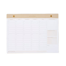  Achievher A4 Ecru Linen Weekly Planner