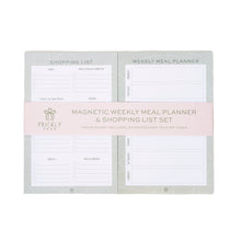  Swirl Weekly Meal Planner & Shopping list with magnetic panel on the back of each