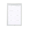 Swirl Weekly Meal Planner & Shopping list with magnetic panel on the back of each