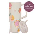 40 Oz Hydrator Water Bottle 2.0 - Citrus Glow
